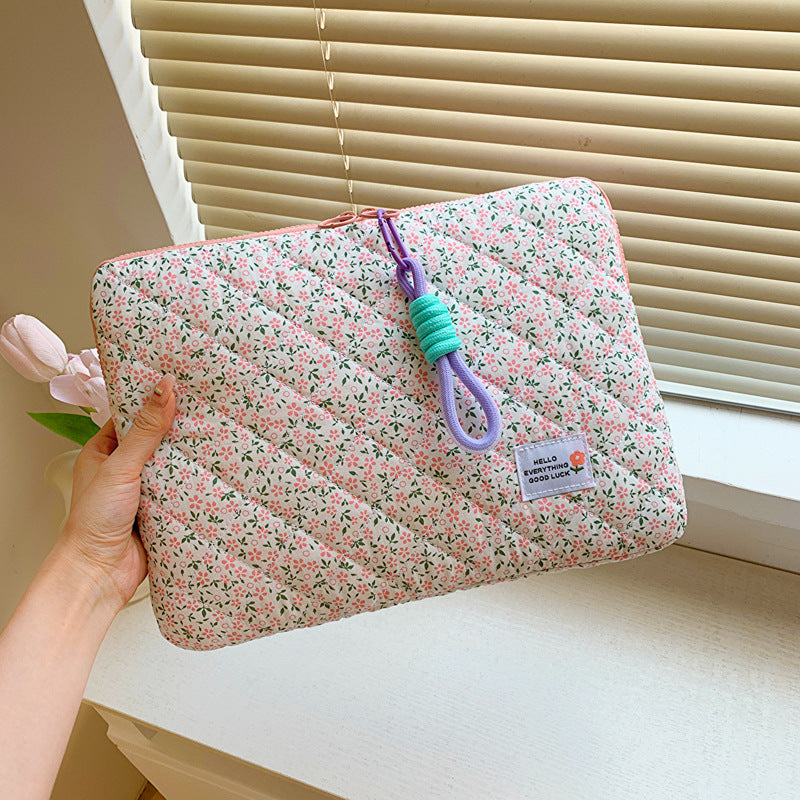 Women's Liner Fresh Flower Inch Good-looking Storage Bags