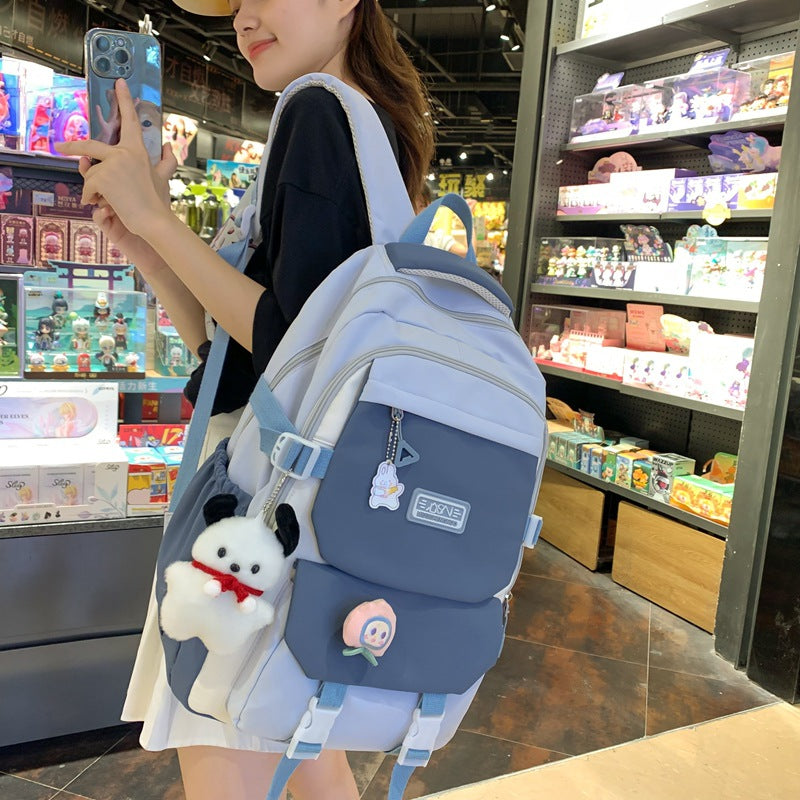 Female University Style Large Capacity Korean College Middle School Students' Schoolbags
