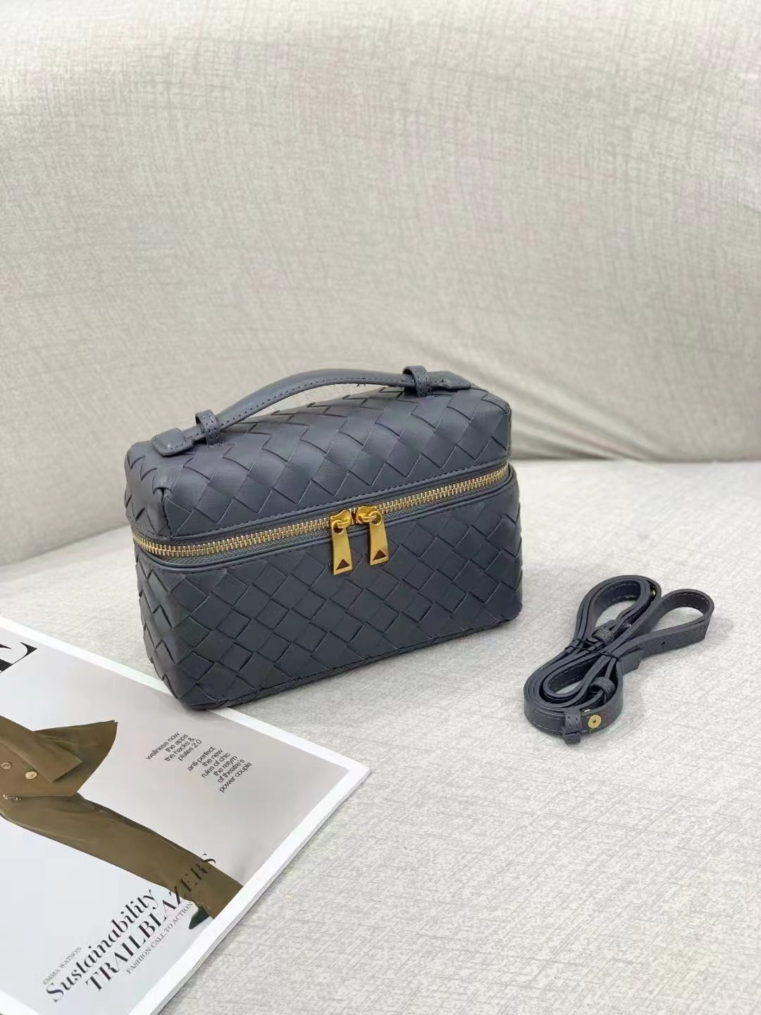 Casual Box Rhombus Chain Western Fashion Handbags