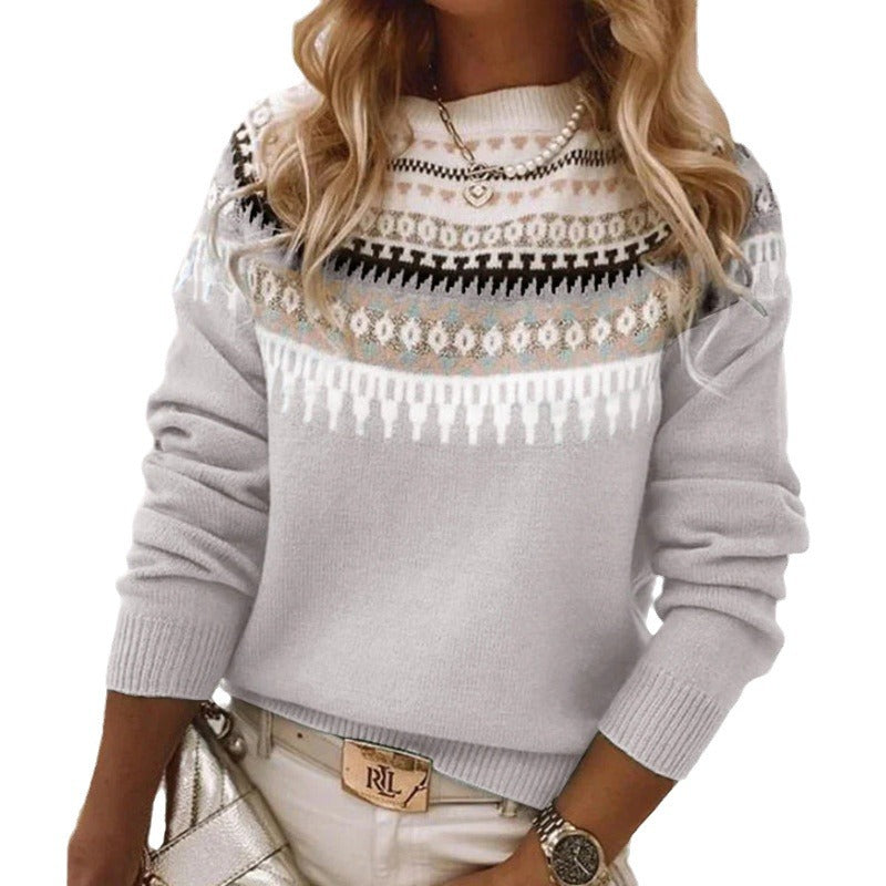 Women's Beautiful Pullover Loose Multicolor Fashionable Sweaters