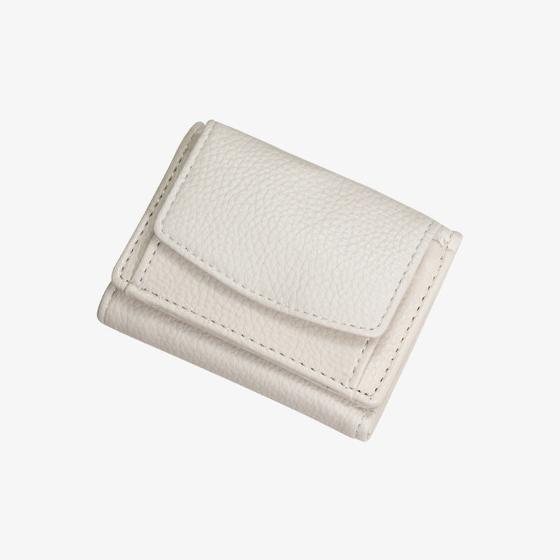 Women's Lychee Pattern Style Mini Short Ladies Wallets