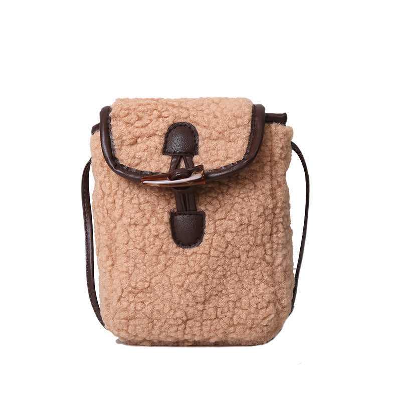 Women's Western Style Plush Pouches Fashion Furry Shoulder Bags