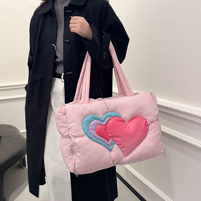 Cotton Clothing Large Capacity Fashion Korean Travel Bags