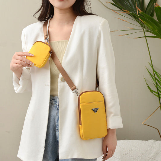 Glamorous Trendy Mobile Nylon Fashion Mini Phone Bags