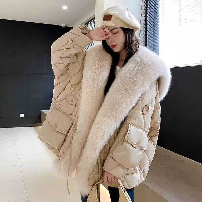 Luxury Premium Environmental Protection Fur Big Collar Vests