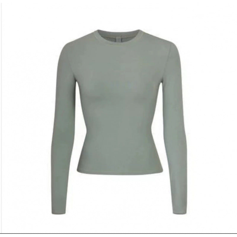Women's Bottoming Shirt Tight T-shirt Long Sleeve Blouses