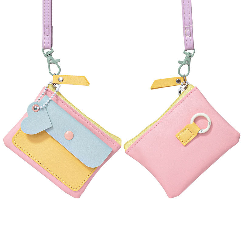 Classic Macaron Color Series Clutch Cute Ladies Wallets