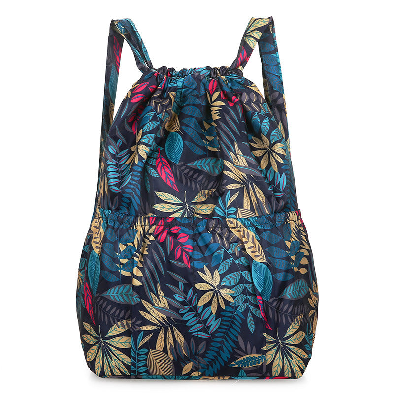 Beautiful Folding Drawstring Pocket Large Capacity Backpacks