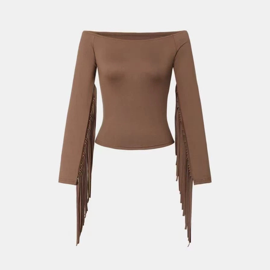 Innovative Durable Women's Tassel Fashion Cool Women's T-shirt