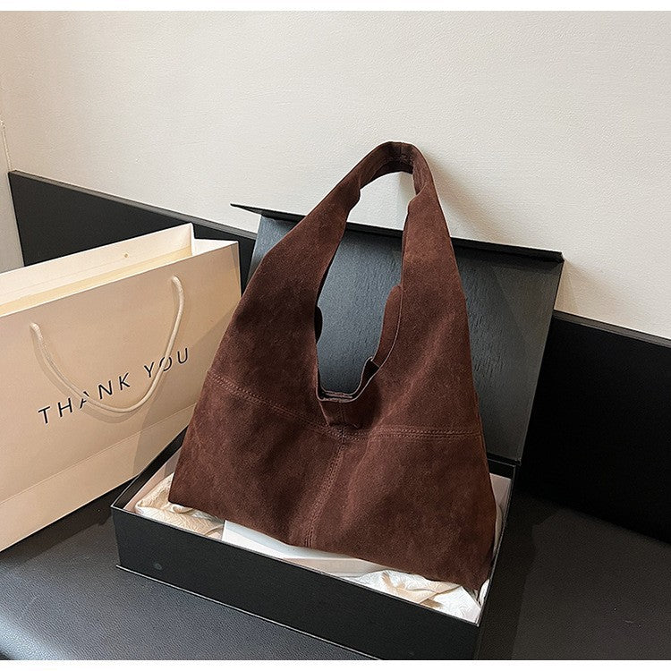 Women's Large Capacity Commuter Retro Underarm High Tote Bags