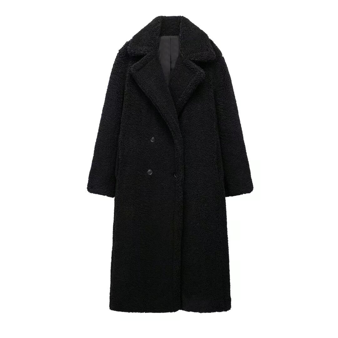 Women's Casual Attractive Homemade Fleece Overcoat Clothing