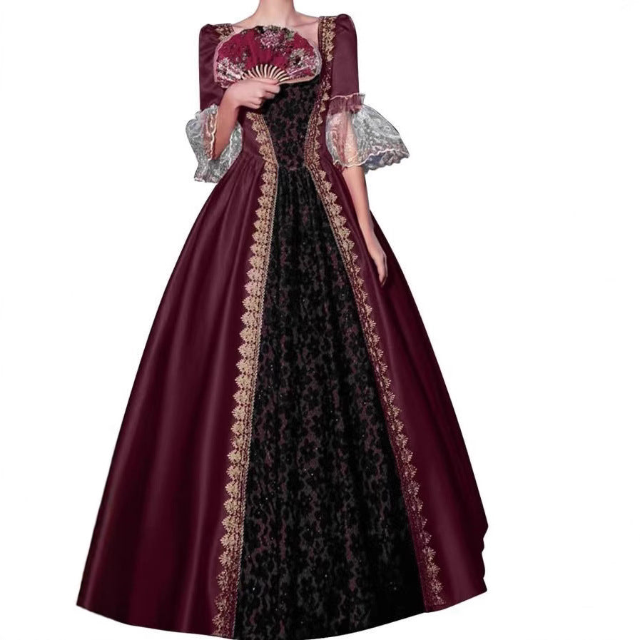Medieval Vintage Court Victorian Renaissance Gown Dress