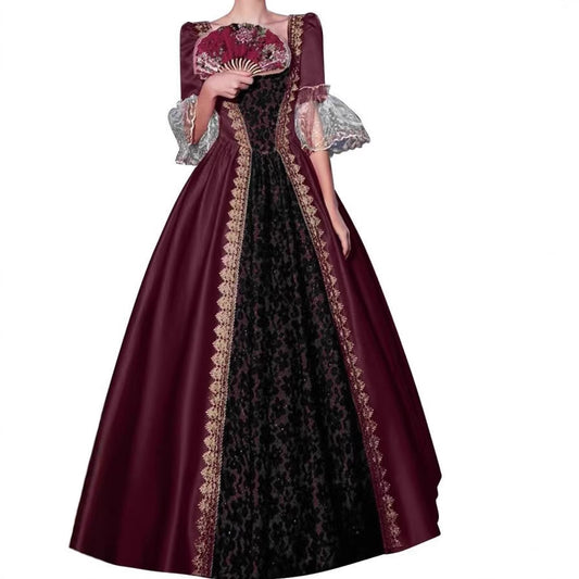 Medieval Vintage Court Victorian Renaissance Gown Dress