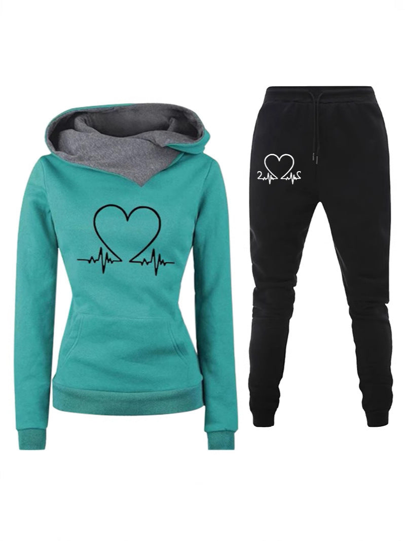 Spring Leisure Sports Heartbeat Frequency Female Women's Sweater, Sweater