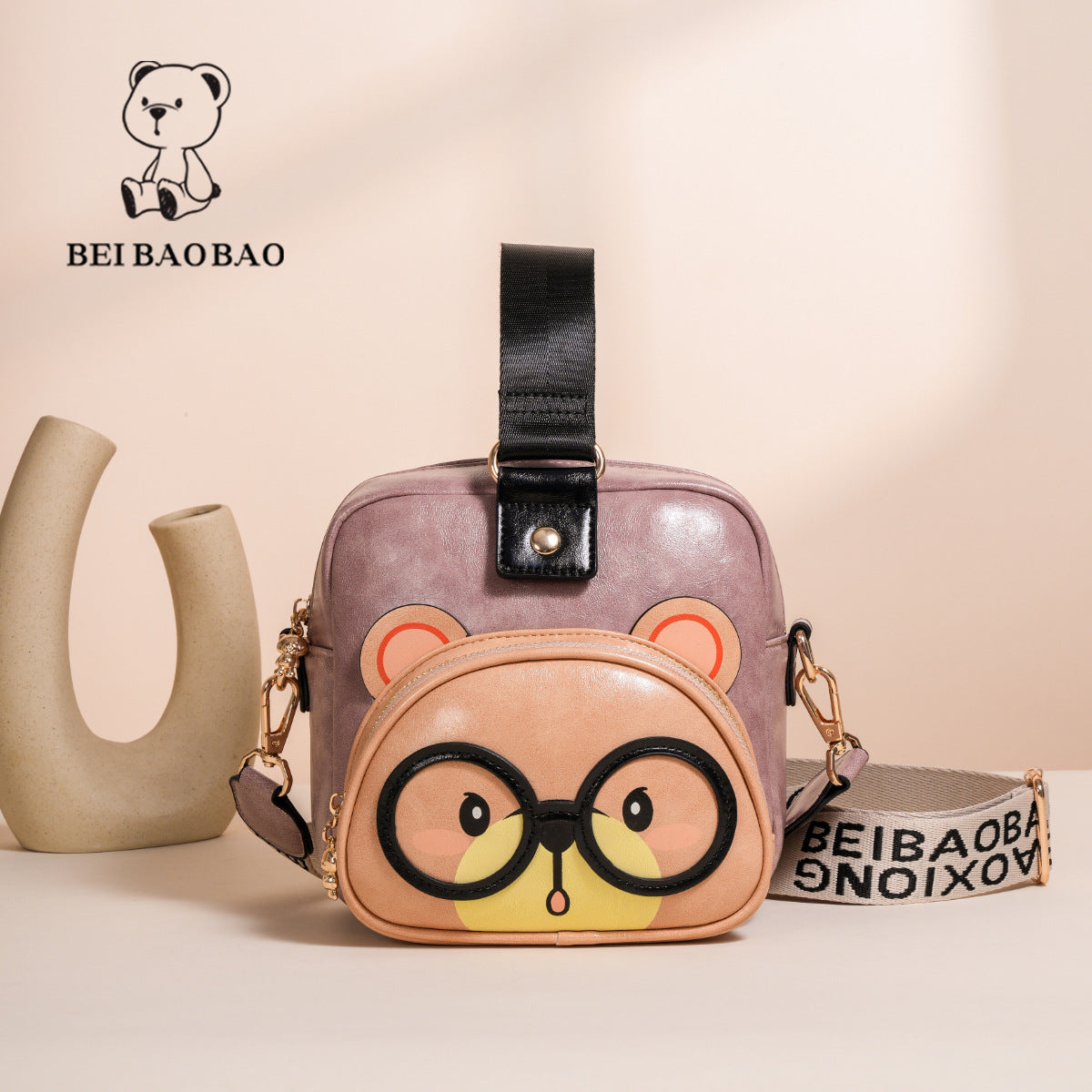 Women's Source Design Cartoon Portable One Crossbody Bags