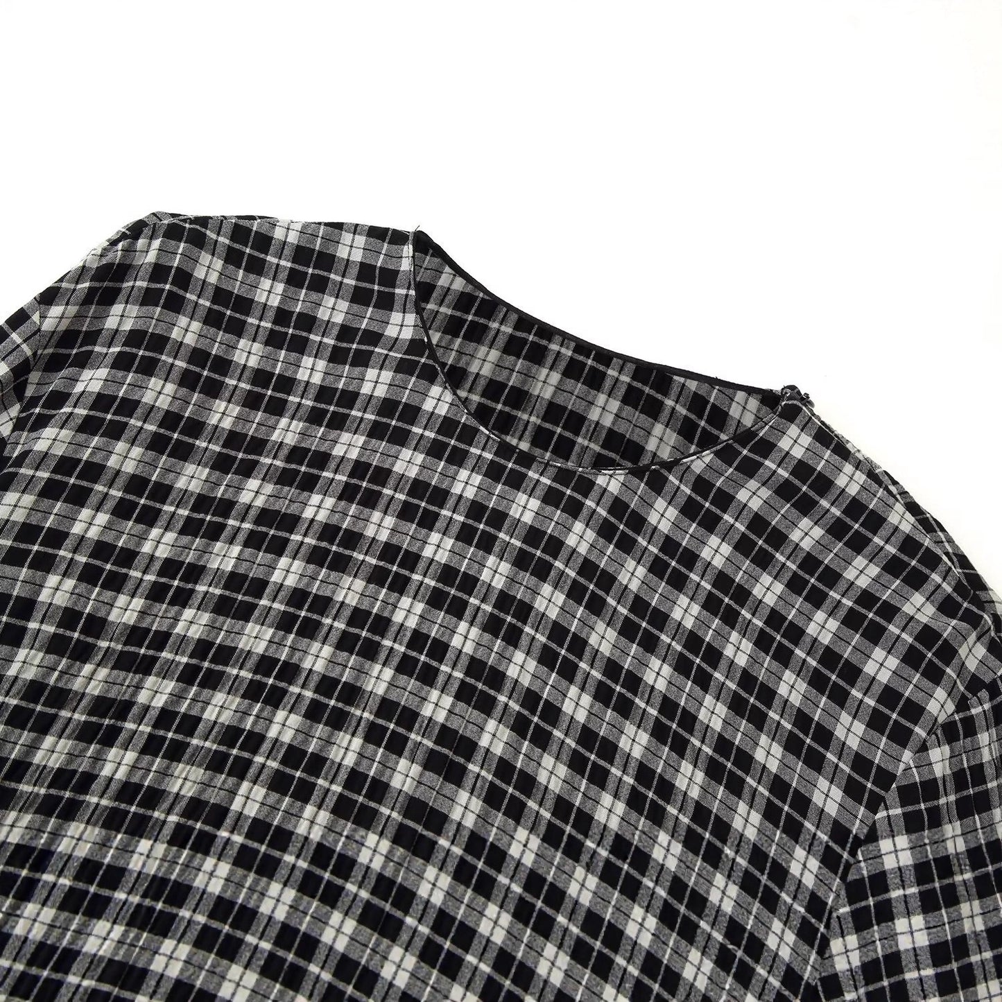 Women's Autumn Multi Plaid Long-sleeved Shirt With Blouses