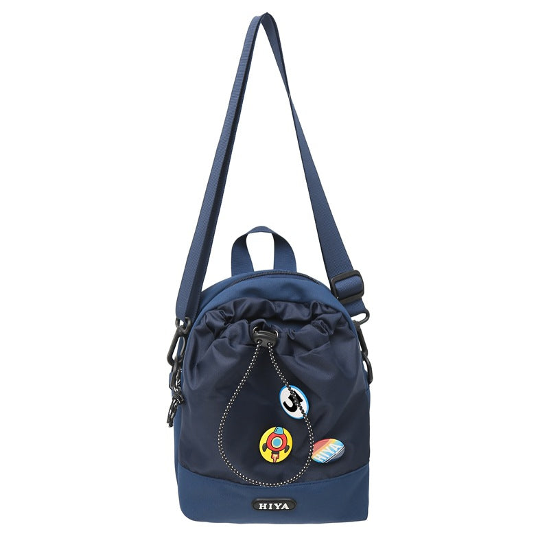 Women's Cycling Personalized Drawstring Kettle Trendy Walking Men's Messenger Bags
