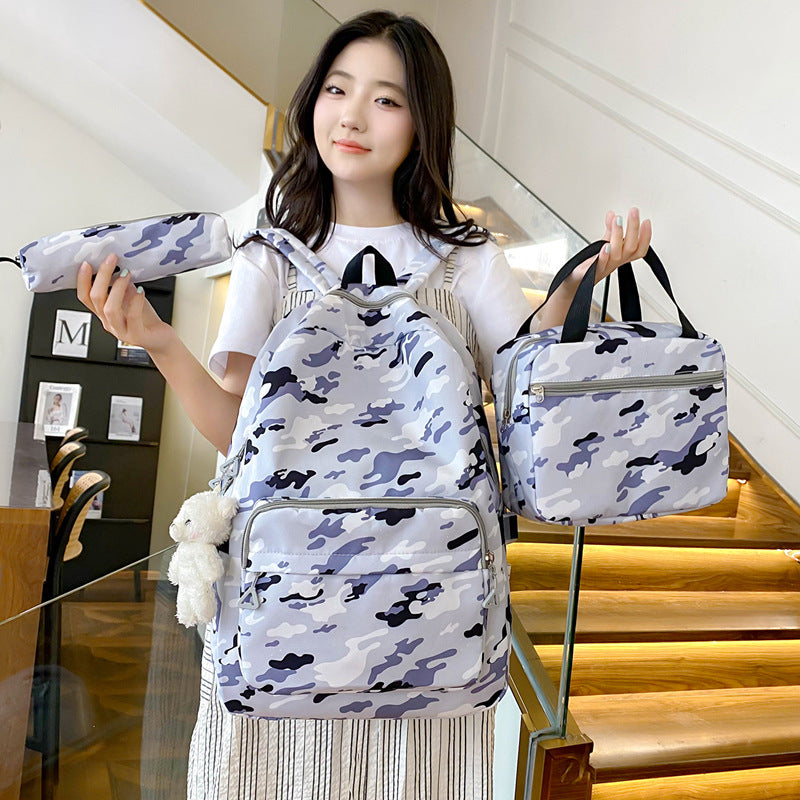 Female Large Capacity Durable Tide Primary Backpacks