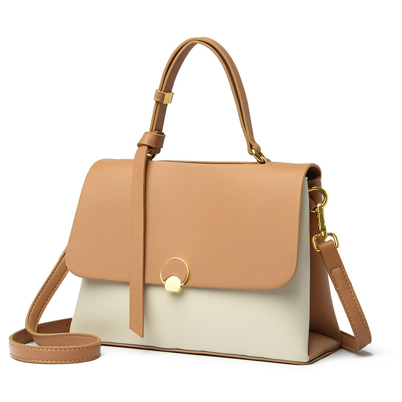 Women's Color Matching Portable For Girlfriend High-grade Bags