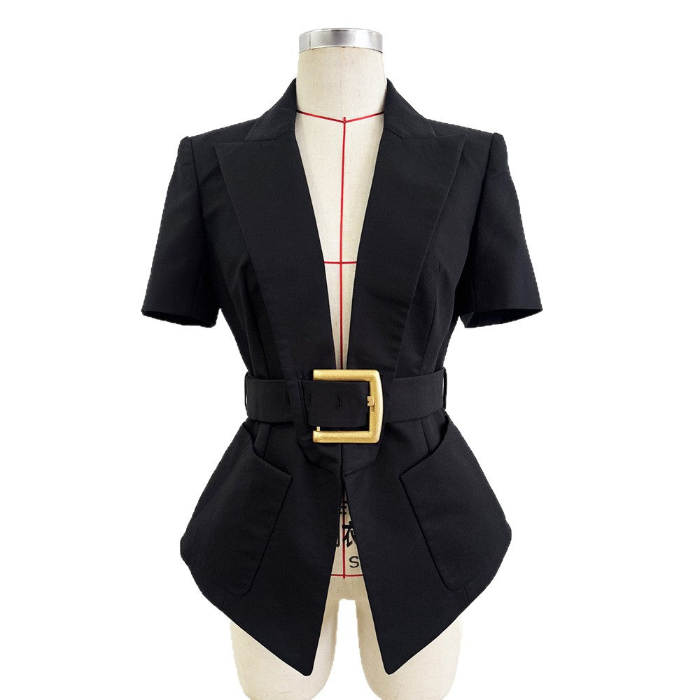 Trendy Attractive Fashion Sleeve Belt Casual Coats
