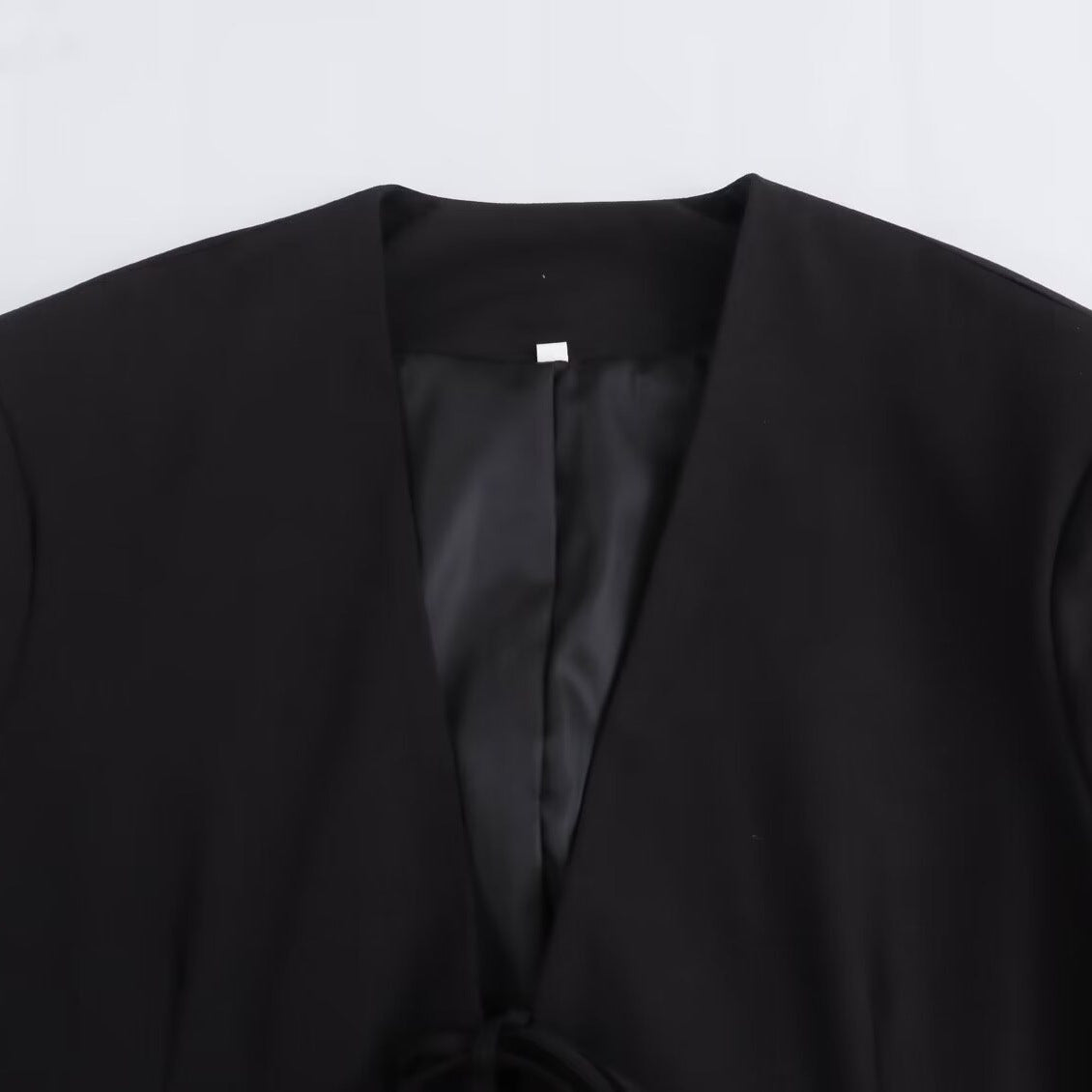 Women's Comfortable Classic Summer Bow Loose Blazers