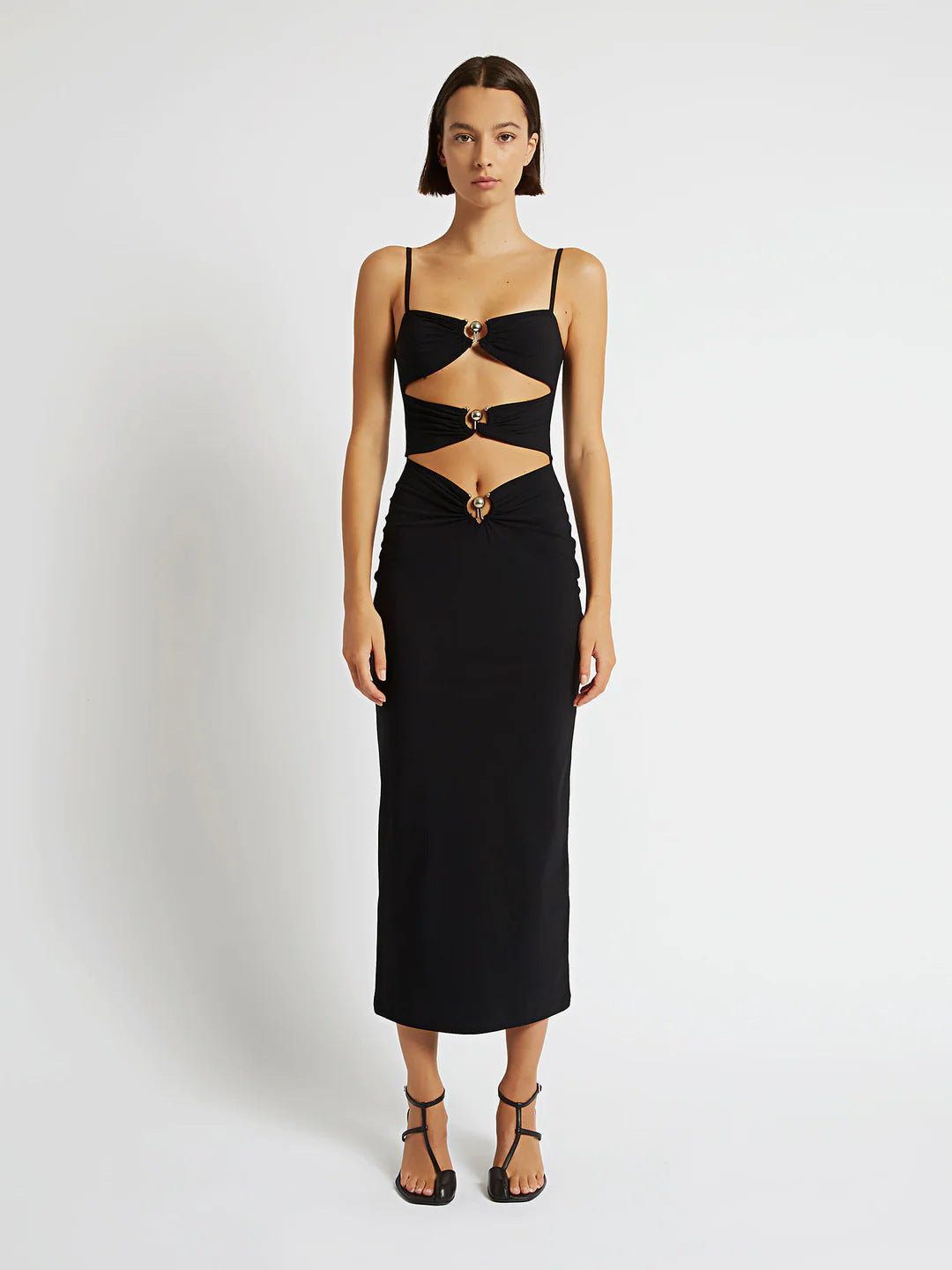 Sexy Topless Sling Skinny Long Dress Personalized Dresses