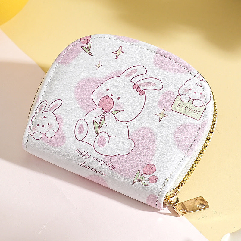 Women's & Men's & Trendy Document Bank Storage Cute Card Holder