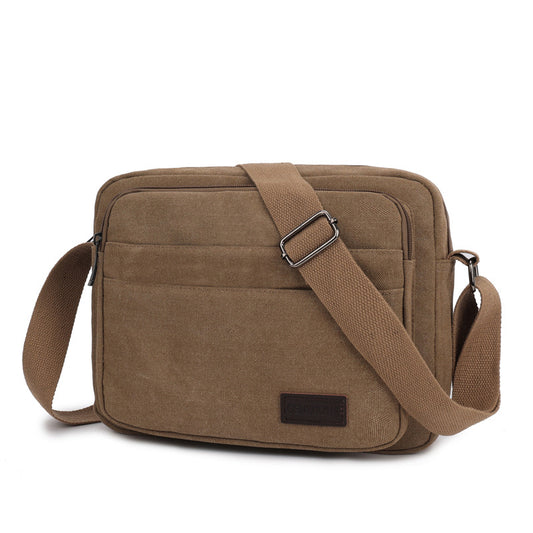 Men's New Canvas Simple Leisure Kit Men's Shoulder Bags