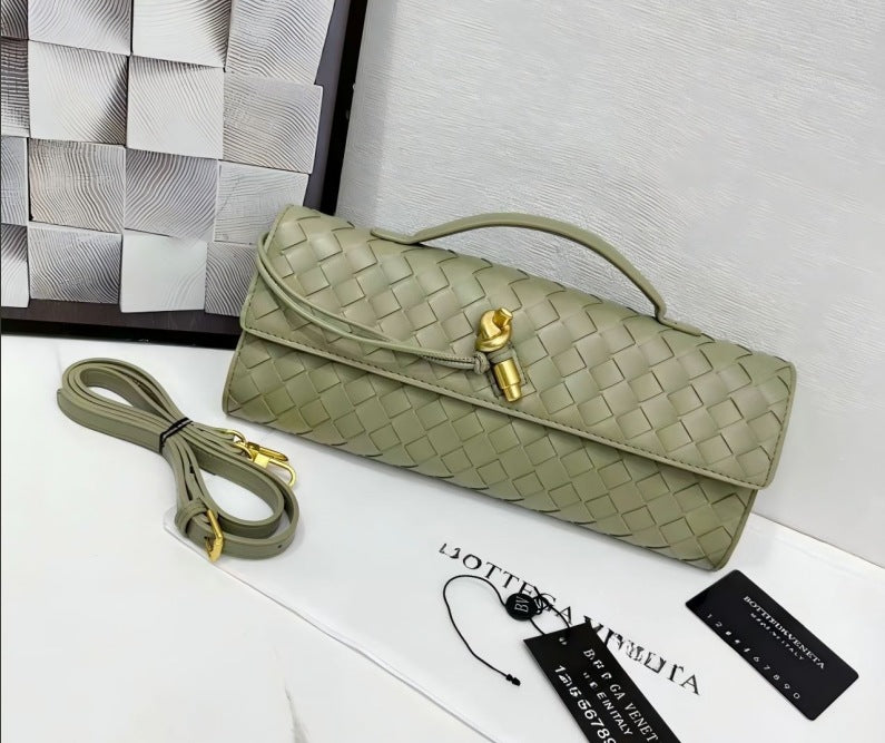 Fashion Elegant Hand-woven Hardware High-grade Leather Lock