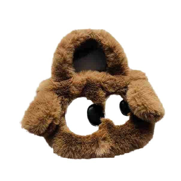 Plush Cute Big Eyes Puppy Oblique Handbags