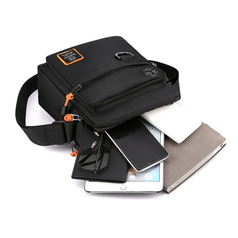Men's Lightweight Nylon Cloth Simple Stylish Men's Messenger Bags