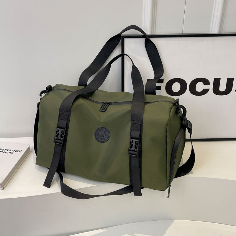 Women's & Men's & Large Capacity Swim Solid Color Simple Travel Bags