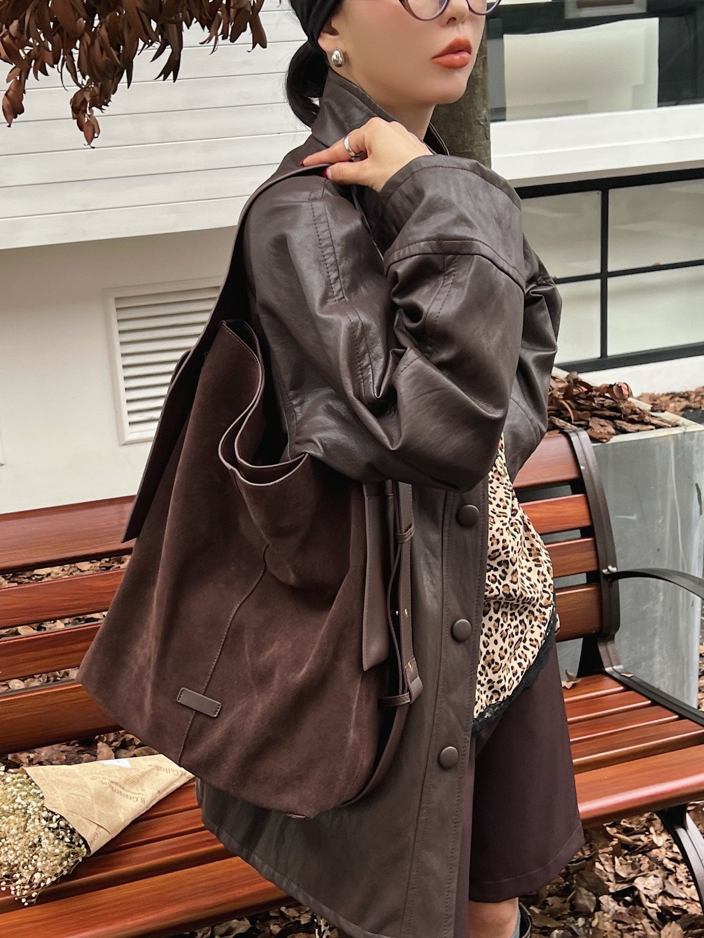 Are Niche Suede Large Ear Hanging Super Soft Tote Bags