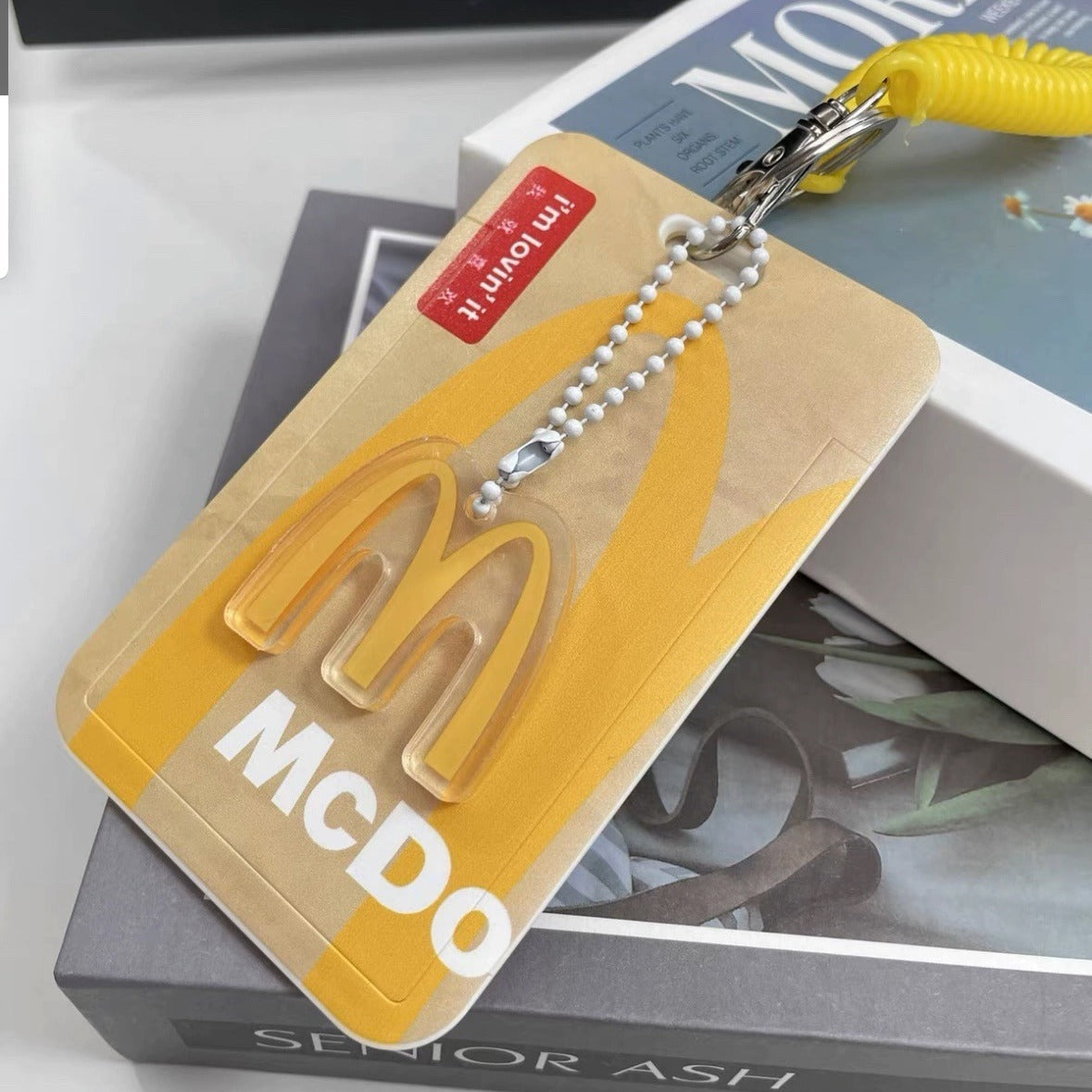 Cute Meal Bus Subway License Ornament Card Holder