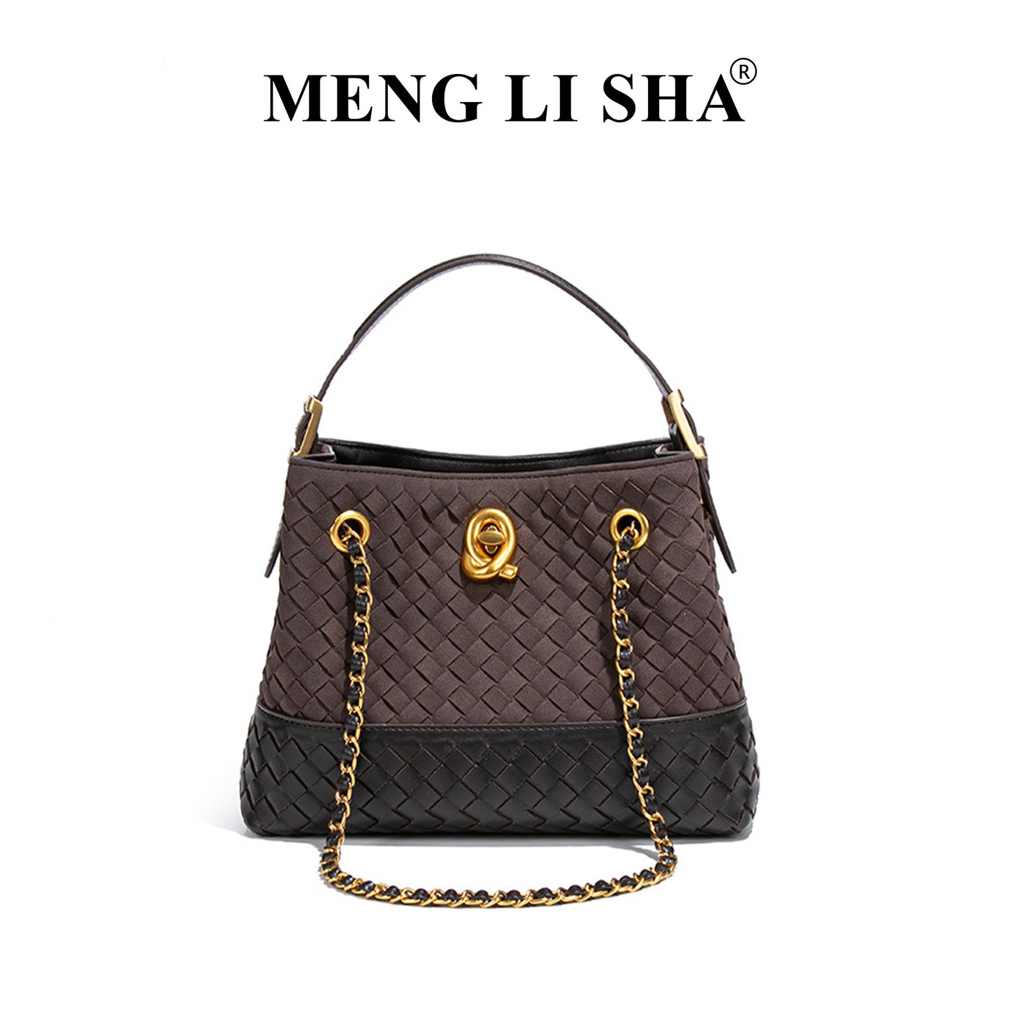 Women's Style Suede Handmade Woven Commuter Cross Handbags