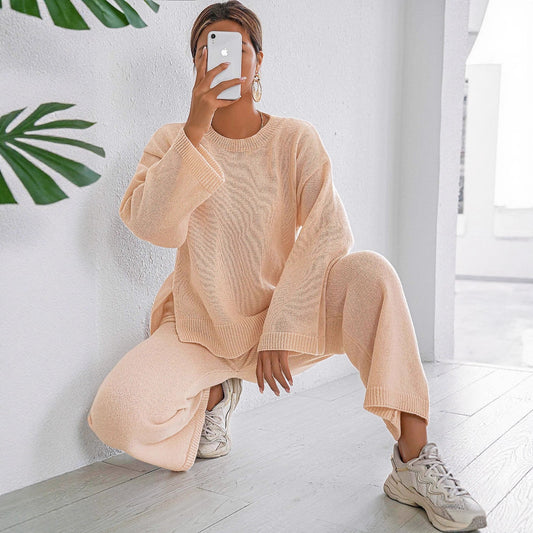 Women's Loose Comfort Casual Solid Color Long-sleeved Sweaters