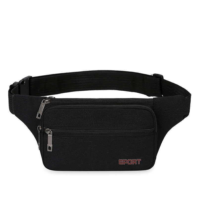 Men's Versatile Popular Retro Canvas Unisex Men's Waist Packs