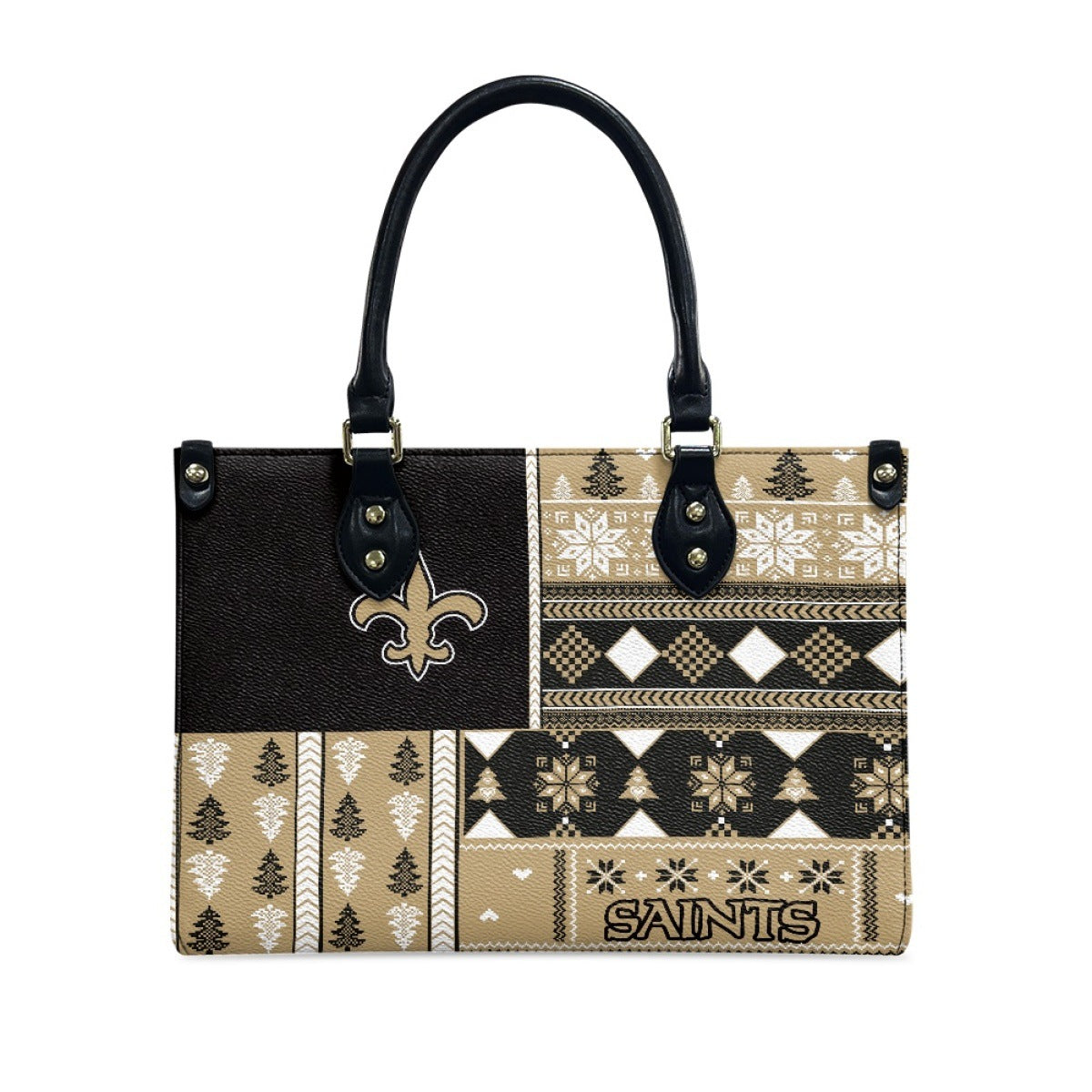 Women's San Francisco People Christmas Pattern Element Handbags