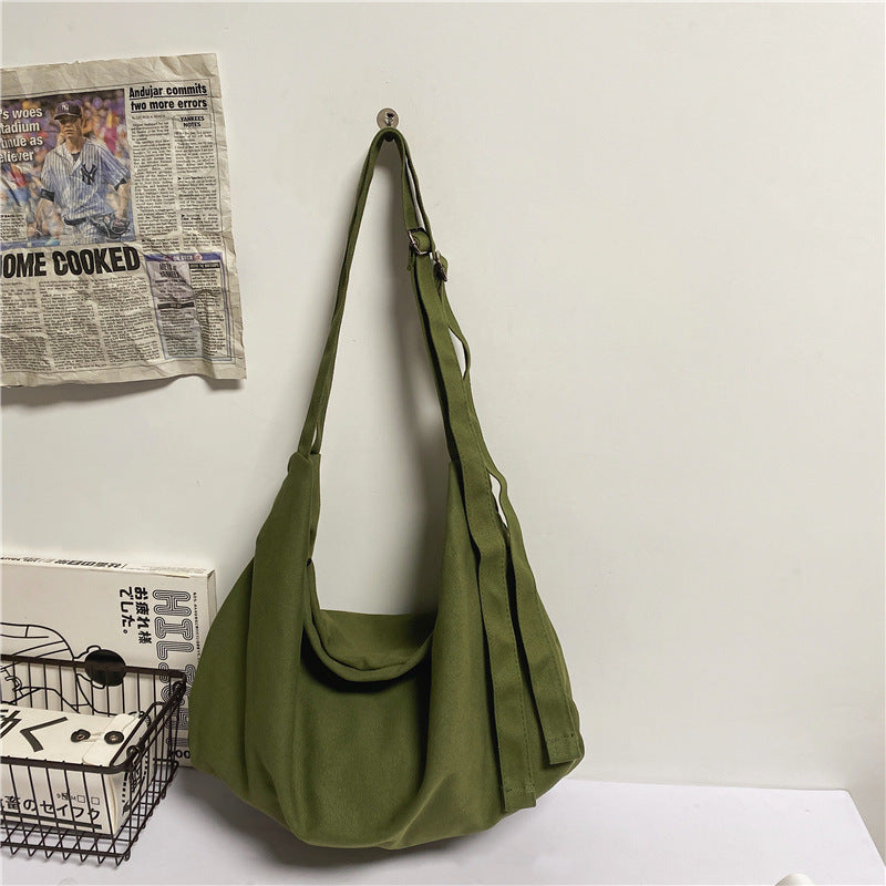 Canvas Female Class Commuter Large Capacity Shoulder Bags