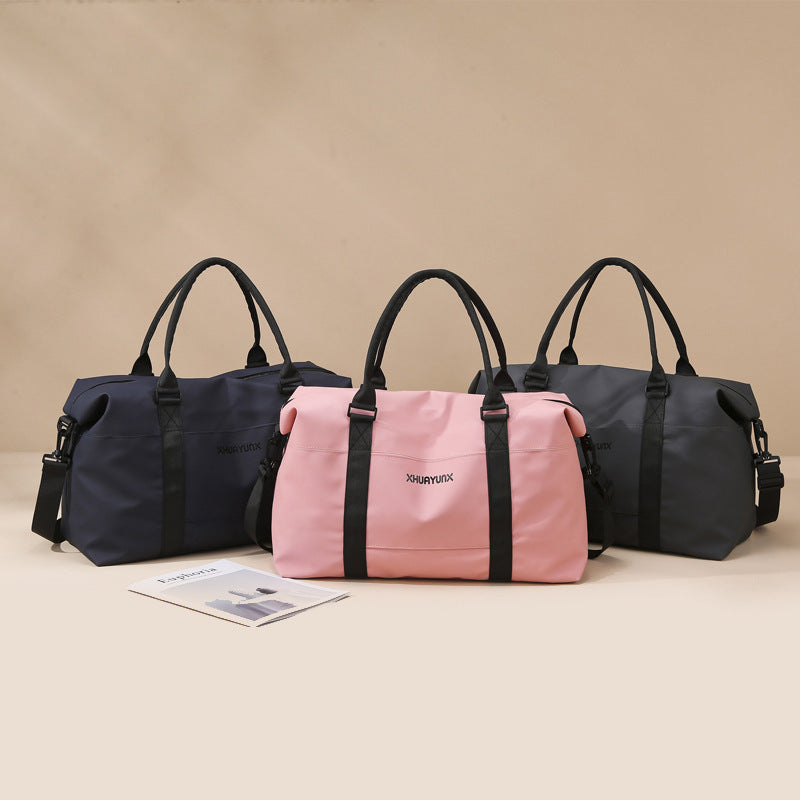 Women's Folding Short-distance Dry Wet Separation Fashion Travel Bags