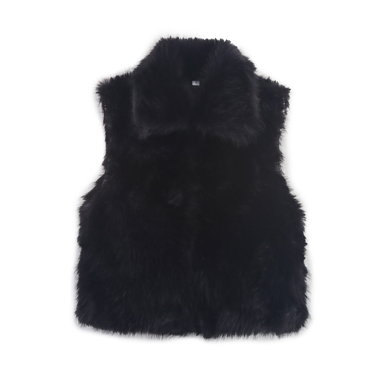 Women's Graceful Street Fashion Leather Fur Vests