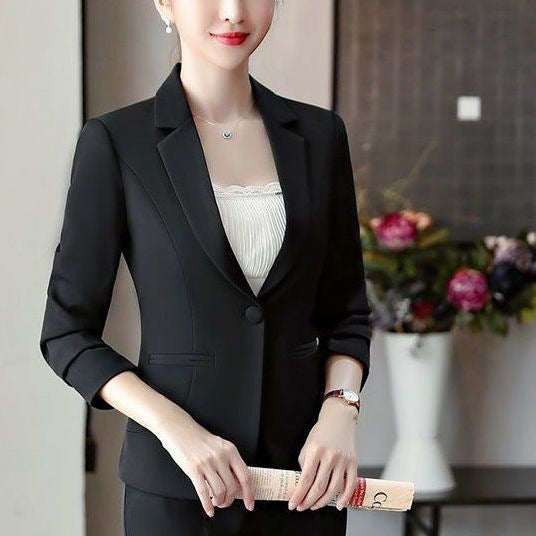 Women's Korean Style Business Fashion Casual Small Suit