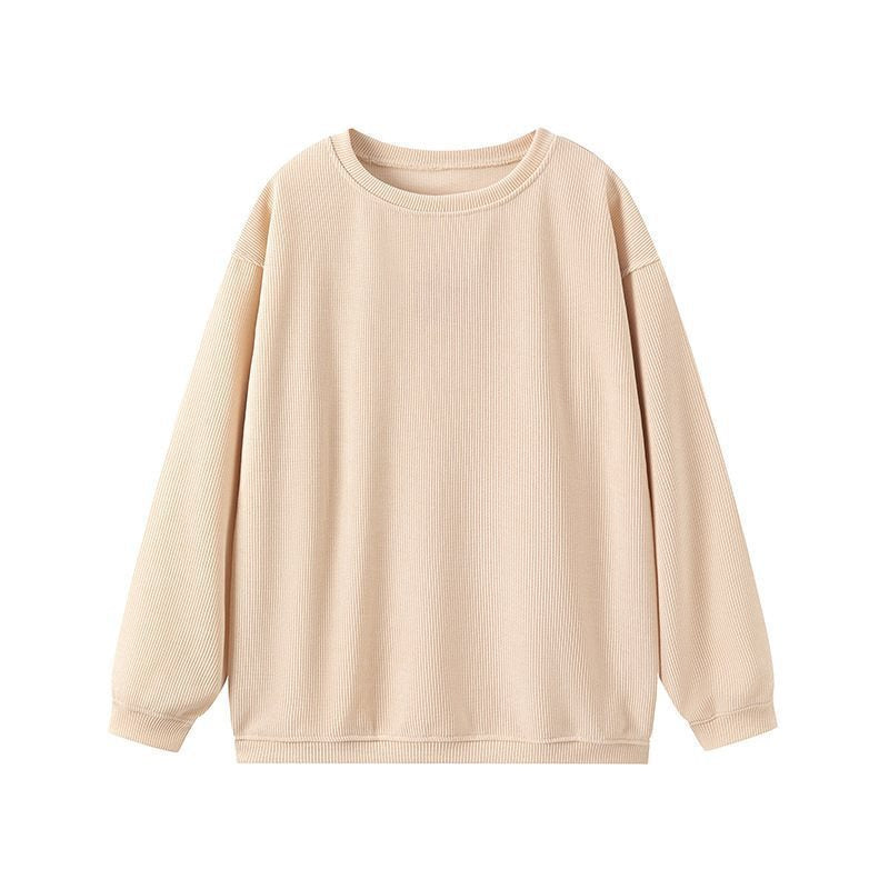 Women's Pullover Loose Round Neck Fashion Long-sleeved Sweaters