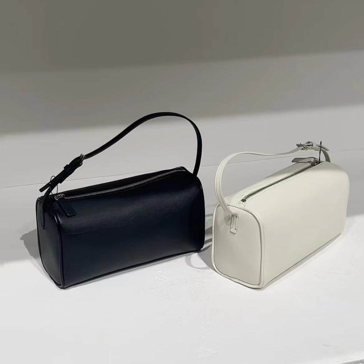 Pen Suede Leather Underarm Mini Pouch Handbags