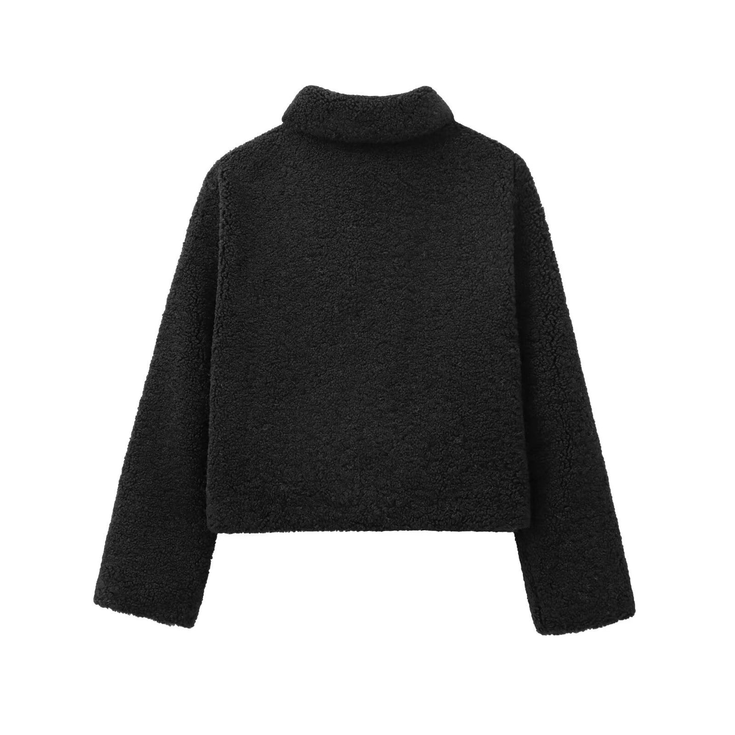 Women's Slouchy Winter Fashion Fleece Overcoat Jackets