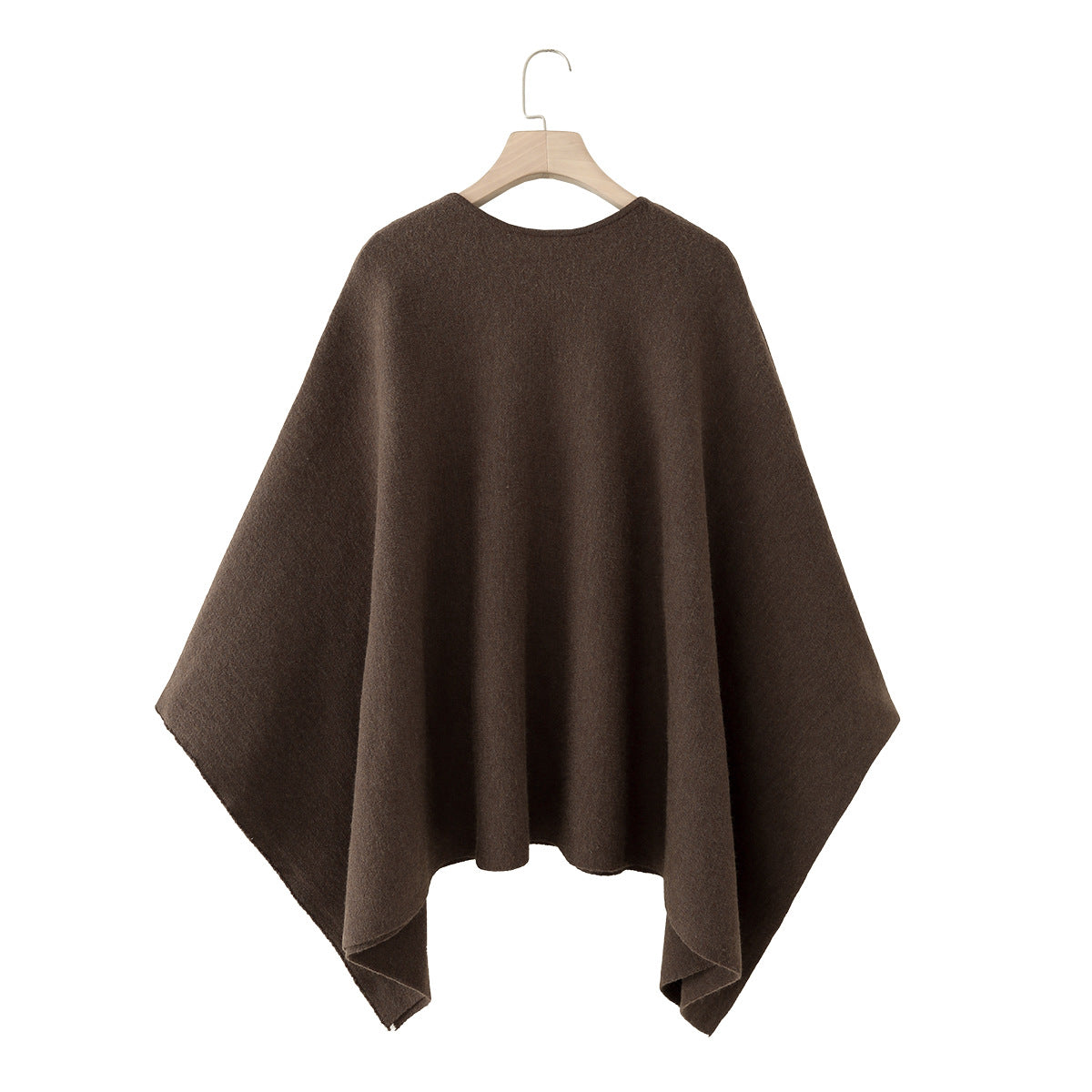 Women's Autumn Knitted Round Neck Loose Cape Sweaters