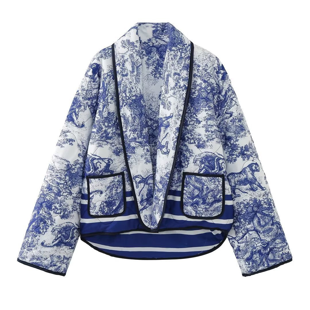 Women's Classy Graceful Unique Printed Fashion Coats