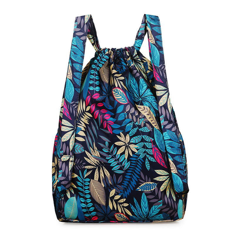 Beautiful Folding Drawstring Pocket Large Capacity Backpacks