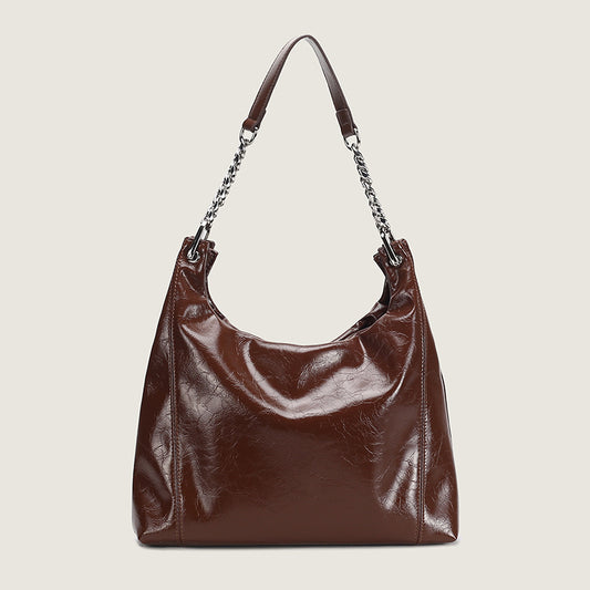 Women's Retro Large Capacity Underarm Korean Fashionable Shoulder Bags