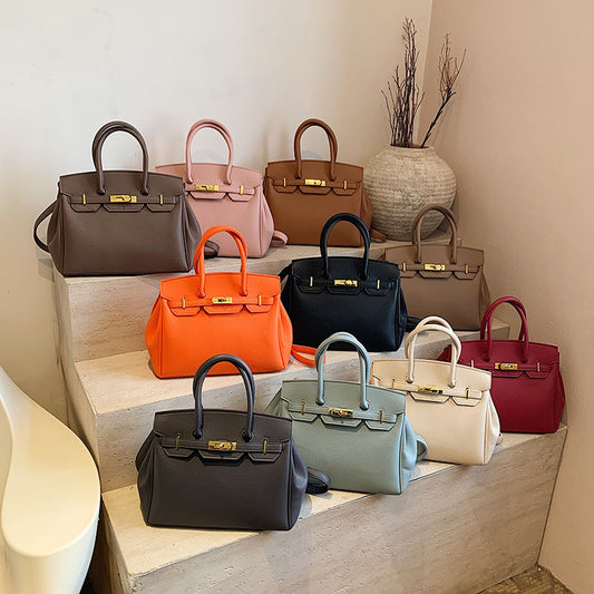 Women's Pattern Portable Kelly Fashion Twist Crossbody Bags